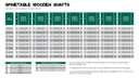 Fichtenpfeil 5/16" vorkonfektioniert