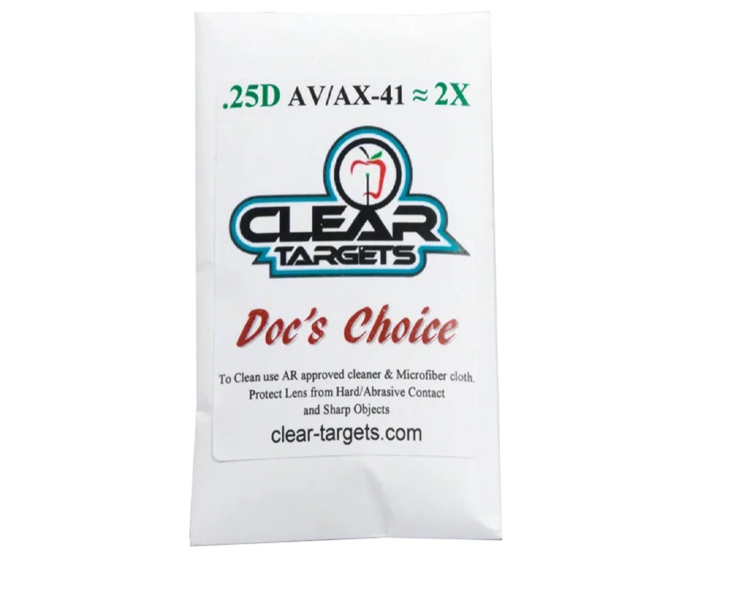 Linse X-41 Clear Doc's Choice Axcel