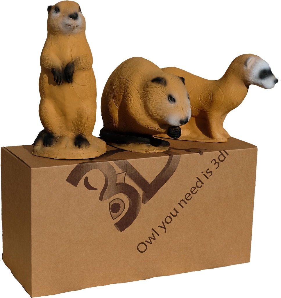 Familypack 3Di Mink Muskrat Dog SRT