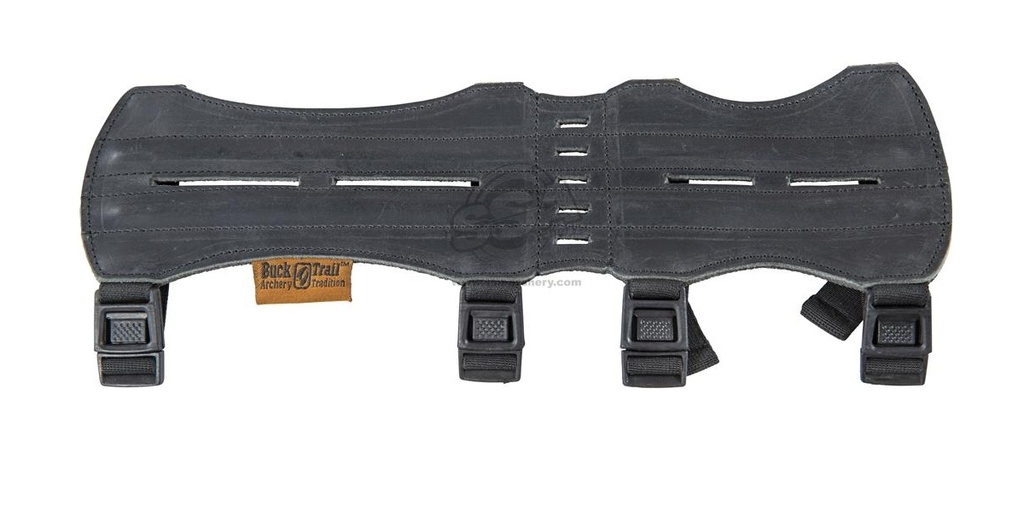 Armschutz Leder Lang Schwarz Buck Trail