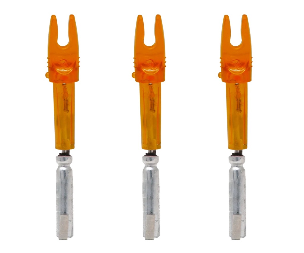 Lighted arrow nock X Orange Lumenok