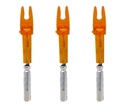 Lighted arrow nock X Orange Lumenok