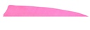 Natural Feather LW Shield 4" Solid 