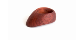  Thumb Ring Wood Lotus II Vermil