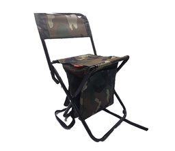 Backpack with folding chair Camo